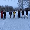 Тренировку в секции лыжных гонок провели сотрудники спортивного клуба «Монолит» поселения Роговское