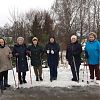 Тренировку по скандинавской ходьбе провели в Роговском
