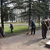 Акции по уходу за памятниками стартовали в Роговском    