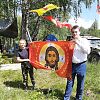 Выставочному залу подарили копию первого знамени Святой Руси