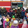 Провели тематическое занятие с детьми в зимний пожароопасный период