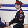 Ученик кадетского класса получил грамоту от столичных пожарных
