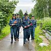 В День памяти и скорби Управление по ТиНАО Главного управления МЧС России по г. Москве совместно с Управлением по ЮАО Главного управления МЧС России по г. Москве почтили память погибших в годы Великой Отечественной войны 