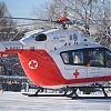 Пациента эвакуировали в лечебное учреждение с вертолетной площадки «Рогово»