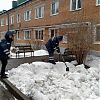 Работы по уборке снега провели в Роговском