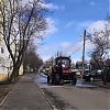 Первую за сезон промывку дорог провели в Роговском