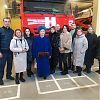 Экскурсию для гостей провели представители пожарного депо в Роговском